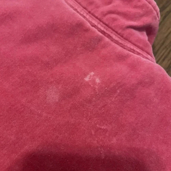 Genuine Kids by OshKosh 6 Months Pink Velvet Coat, Girl, Buttons, Quilted - Picture 7 of 7